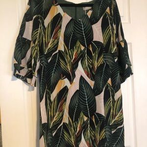 Shift T-shirt style dress floral